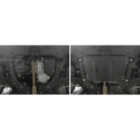 Защита картера и КПП Rival для Lexus ES VI V - 2.5; 3.5 2012-2018/Lexus ES VII V - 2. 111.9519.1