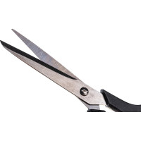 Канцелярские ножницы Calligrata 21 см пластиковые прорезиненные черные ручки 1293680