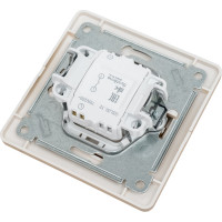 1-клавишный выключатель Systeme Electric скрытой проводки Glossa 10А IP20 1 10AX в сборе титан GSL000412