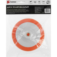 Круг для полировки, средней жёсткости, 125 мм, плоский, с адаптером TORSO 1997977