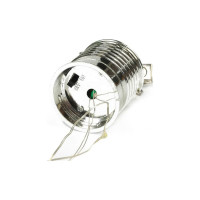 Садовый фонарь на солнечной батарее Luazon "Лампочка Прозрачная", 5 led, пластик, на прищепке 2997286