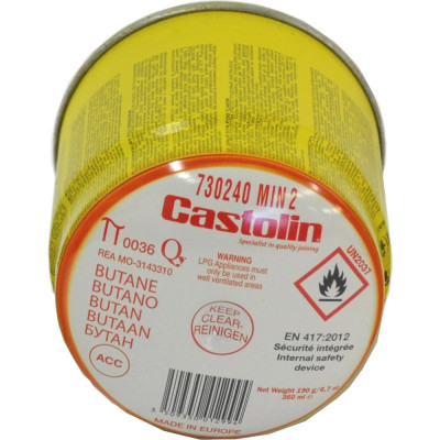 Сменный картридж CASTOLIN Butan 190гр 759271
