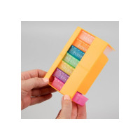 Таблетница-органайзер ONLITOP 7 контейнеров по 3 секции, 14.2х8.5 см, неделя утро/день/вечер, английские буквы, разноцветная 4121444