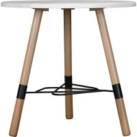 Журнальный стол Мебелик Лючия 3103 серый бетон/бук/дуб дымчатый 6486