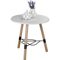 Журнальный стол Мебелик Лючия 3103 серый бетон/бук/дуб дымчатый 6486