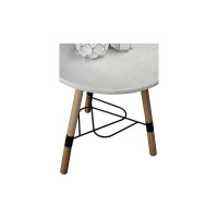 Журнальный стол Мебелик Лючия 3103 серый бетон/бук/дуб дымчатый 6486