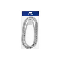 Душевой шланг ZEIN Z28PS, 200 см, гайки металл 1/2, запрессовочная втулка латунь 5482375