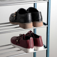 Полка для обуви Доляна 4 яруса 50х19х60 см цвет синий 133671