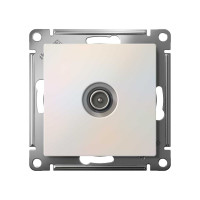 Розетка TV Systeme Electric AtlasDesign Жемчуг проходная 4DB, механизм SE ATN000492