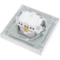 Розетка Systeme Electric AtlasDesign Жемчуг с/з со шторками, 16А, в сборе SE ATN000444