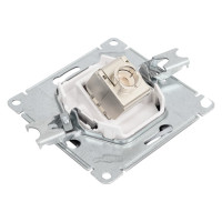 Компьютерная розетка Systeme Electric AtlasDesign Сталь RJ45, кат. 6A, механизм SE ATN000986