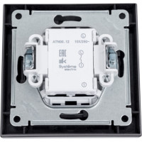 1-клавишный выключатель Systeme Electric AtlasDesign Мокко сх.1, 10АХ, в сборе SE ATN000612