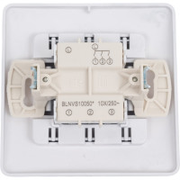 3-клавишный выключатель Systeme Electric Blanca внутренний, Алюминий, 10А, 250B SE BLNVS100503