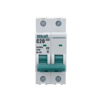 Автоматический выключатель (АВ) DEKraft ВА-103, 2 Р, 20 А, хар-ка C, 6 кА 12290DEK