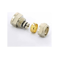 Муфта обжим Tiemme В 32х1', никелированная 1600039