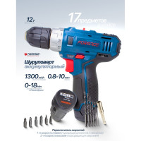 Аккумуляторная дрель-шуруповерт Forsage BT-CD11-A1 50517