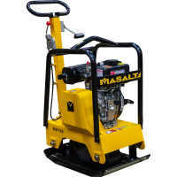 Реверсивная дизельная виброплита Masalta Kama KM173F, 5,5 л.с., 137 кг, колеса, MS125-1 ВИБ165