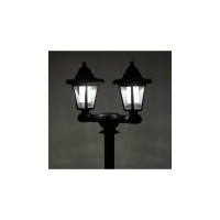 Садовый светильник ЭРА ERASV0101 на солнечной батарее, пластик, черный, 150 см Б0049551