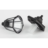 Садовый светильник ЭРА ERASV0101 на солнечной батарее, пластик, черный, 150 см Б0049551