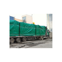 Защитный тент СИМАЛЕНД120г/м2, УФ, 3x5м, тарпаулин, зеленый-серебро 3405674