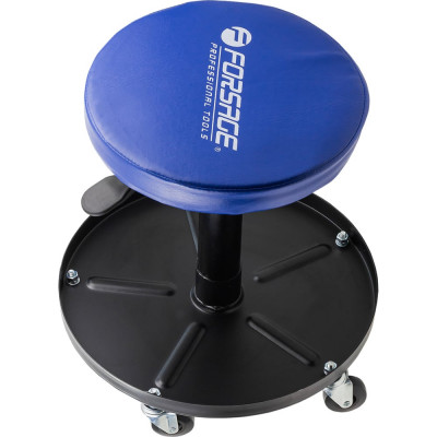 Вращающийся регулируемый стул автослесаря на колесах Forsage F-TR6201C(50548)