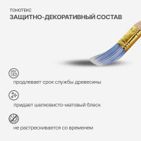 Защитно-декоративный состав для дерева KRONA Тонотекс (рябина яркая; 10 л) 66331601