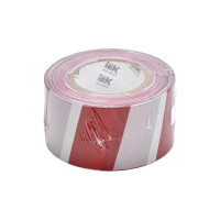 Лента IEK ЛО-200, 50 мм, 50 мкм, красно-белая, 200 м UST11-200-050-050-K58