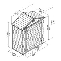 Хозблок Palram SKYLIGHT 6 ФУТОВ(6-3) 703387