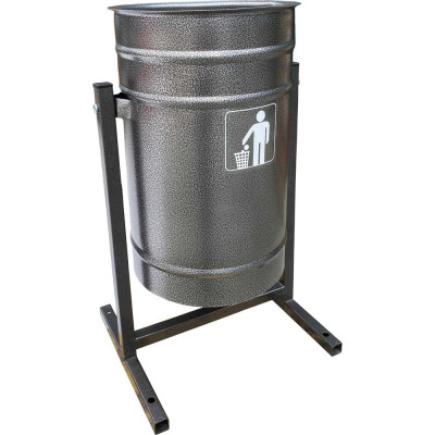 Урна ПК ОТК металлическая «Космос 19 л» цвет антик серебро УК6СБ