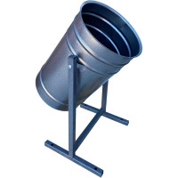 Урна ПК ОТК металлическая «Космос 19 л» цвет антик серебро УК6СБ