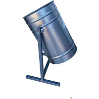 Урна ПК ОТК металлическая «Космос 19 л» цвет антик серебро УК6СБ