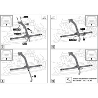 Фаркоп разборный ВАЗ 2121 4x4 вкл. Urban 1977-2021, 2131 4x4 вкл. Urban 1993-2021 BERG F.6014.004