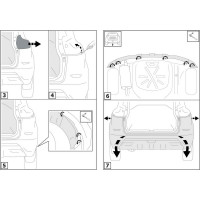 Фаркоп разборный для Lada Xray 2015-н.в., Xray Cross 2018-н.в., шар A, 1100/75 кг BERG F.6015.002