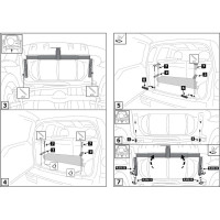 Фаркоп под квадрат Шевроле Нива 2002-2020/Lada Niva 2123 Лада Нива 2020-2021/Niva Travel BERG F.6016.002