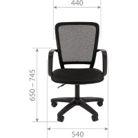 Компьютерное кресло CHAIRMAN 698 LT TW-01 черный 00-07065241