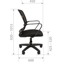 Компьютерное кресло CHAIRMAN 698 LT TW-01 черный 00-07065241