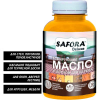 Масло для дерева SAFORA тонирующее, с воском, сосна МД150/3