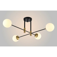 Потолочная люстра Crystal lux FIDEL PL4 BLACK