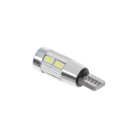 Светодиодная автолампа Cartage T10, 10 SMD, 12 В, линза 4449981
