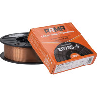 Проволока омедненная СВ-08Г2С (5 кг; 1 мм; кассета D200) ARMA ER70S61005