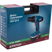 Аккумуляторная дрель-шуруповерт Кратон CDH-12-K 3 11 01 037