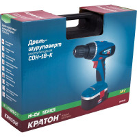 Аккумуляторная дрель-шуруповерт Кратон CDH-18-K 3 11 01 041