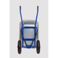 Строительная, двухколесная тачка Variant ПРОМО 110 л, 2 колеса 3.25/3.00-8, корыто 0.7 мм. 12110Пм