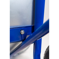 Строительная, двухколесная тачка Variant ПРОМО 110 л, 2 колеса 3.25/3.00-8, корыто 0.7 мм. 12110Пм