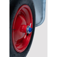 Строительная, двухколесная тачка Variant ПРОМО 110 л, 2 колеса 3.25/3.00-8, корыто 0.7 мм. 12110Пм