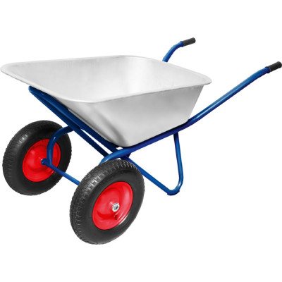 Строительная, двухколесная тачка Variant ПРОМО 110 л, 2 колеса 3.25/3.00-8, корыто 0.7 мм. 12110Пм