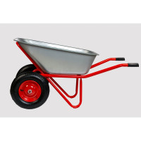 Строительная двухколесная усиленная тачка Variant 110 л, 2 колеса 4.80/4.00-8, грузоподъемность 180кг. 12110