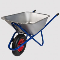 Строительная, одноколесная тачка Variant, ПРОМО 110л, колесо 4.80/4.00-8, грузоподъемность 180кг, корыто 0.7 мм. 11110П