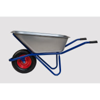 Строительная, одноколесная тачка Variant, ПРОМО 110л, колесо 4.80/4.00-8, грузоподъемность 180кг, корыто 0.7 мм. 11110П