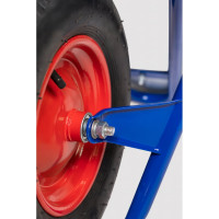 Строительная, одноколесная тачка Variant, ПРОМО 110л, колесо 4.80/4.00-8, грузоподъемность 180кг, корыто 0.7 мм. 11110П